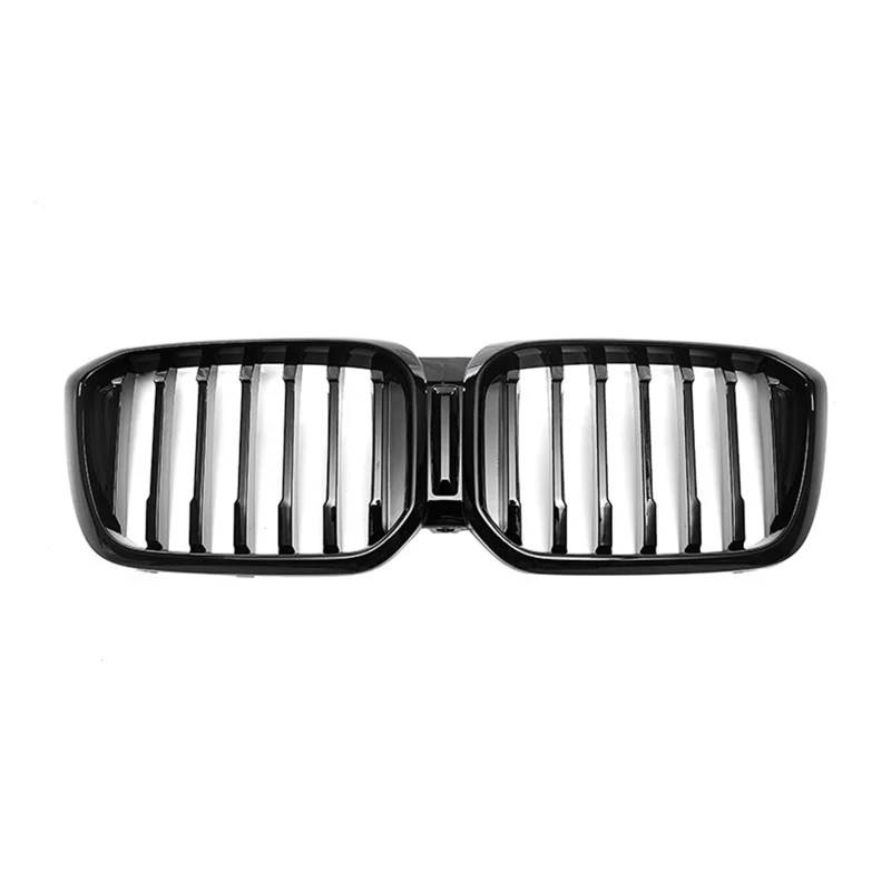 JGUYC Racing Grilles Ersatz-Frontstoßstangengrill for BB//M//W X3 G01 X4 G02 LCI 2022 2023 2024 ABS-Grills glänzend schwarz(Single line) von JGUYC