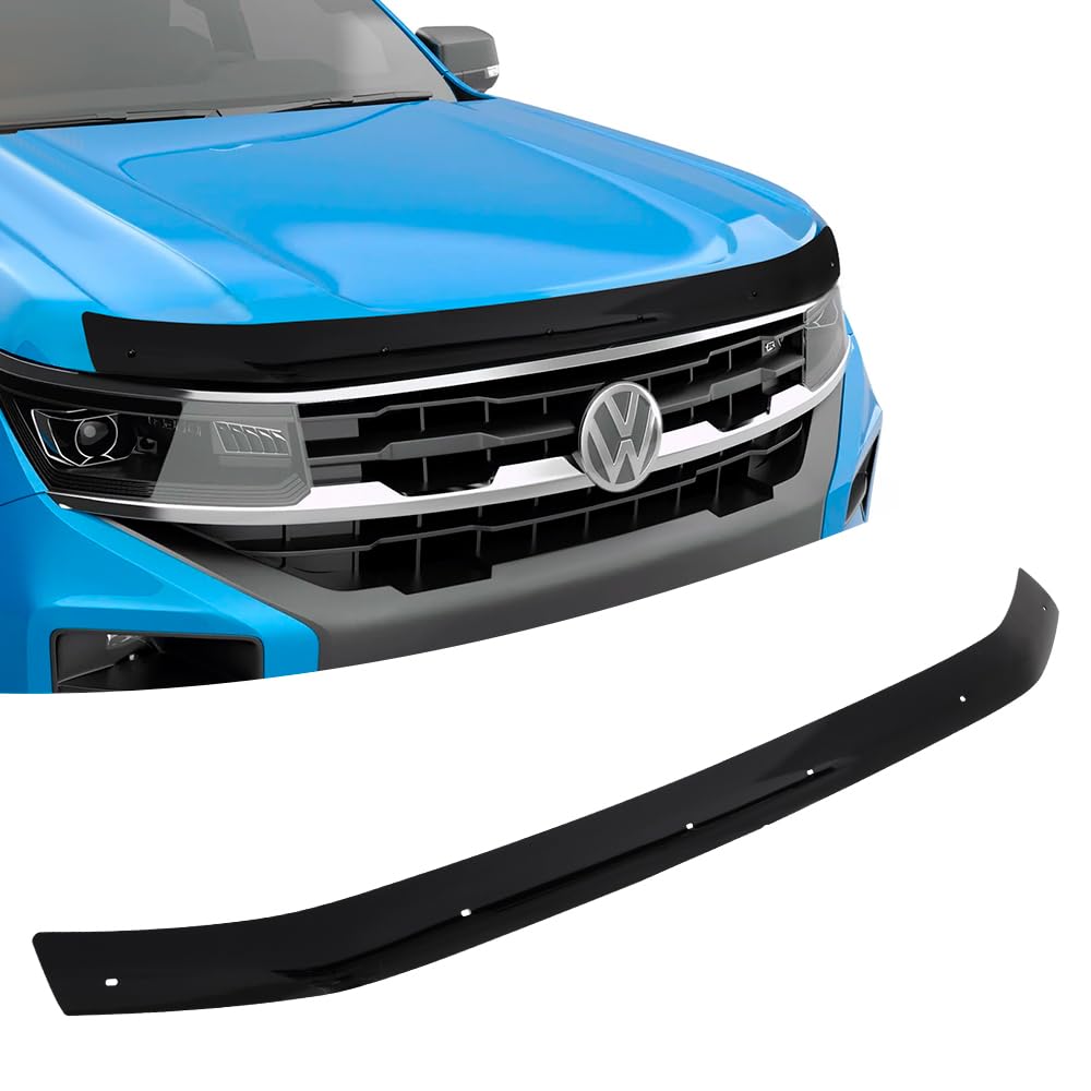 JHCHAN Motorhaubenschutz für Volkswagen VW Amarok 2023 2024, ABS Motorhaube Schild Schwarz von JHCHAN