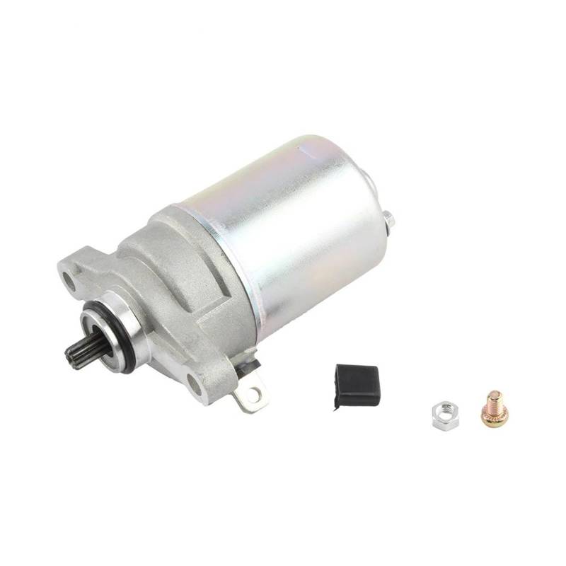 Anlasser Motorrad 10 Zähne Starter Motor Roller Motocross Zubehör Dirt Pit Bike Für KYMCO Agility RS 50 GY6 50 HM80 31210-KEE1-90A Starter von JHMHCOQ