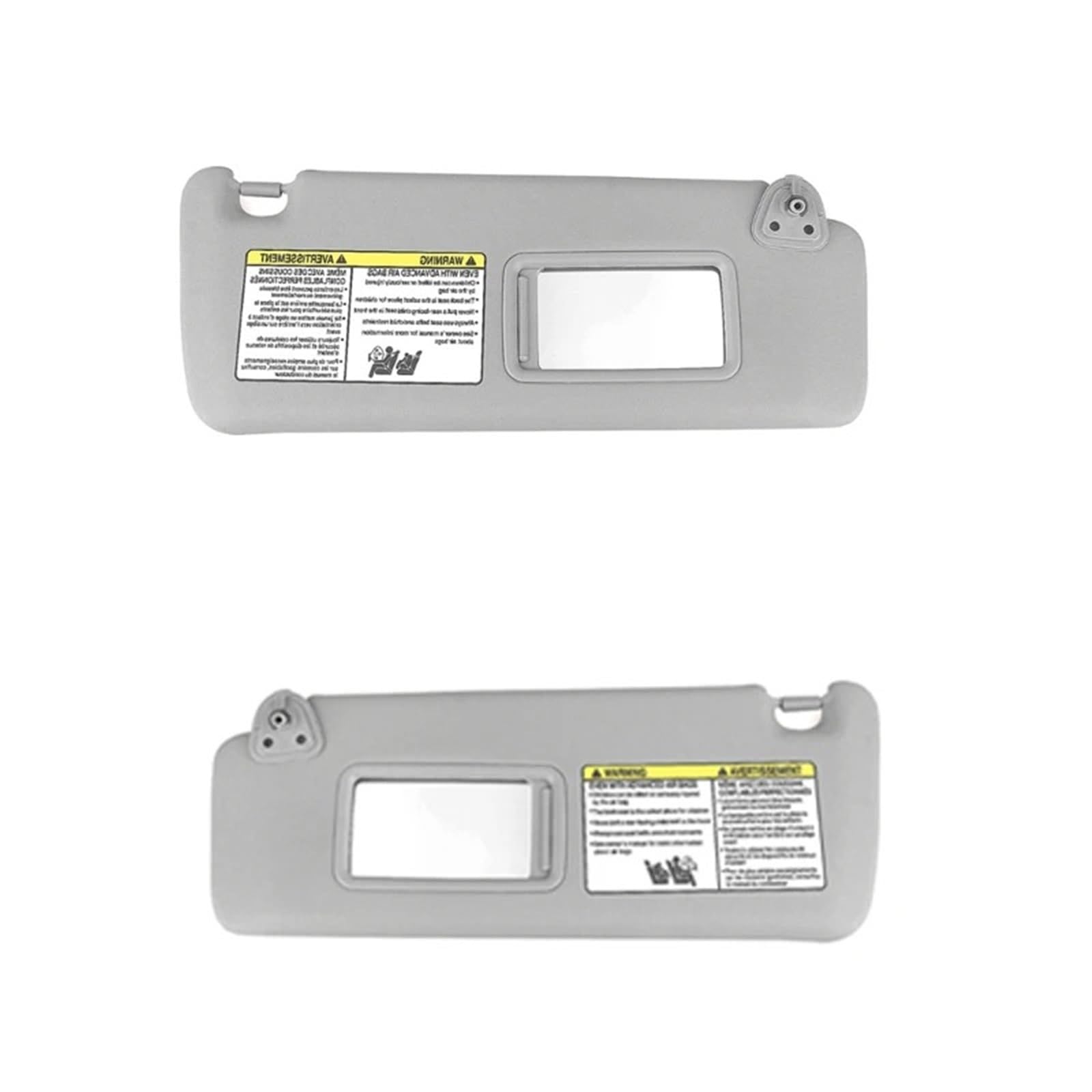 Auto Sonnenschutz Sonnenblende Haupt- Und Beifahrer-Make-up-Spiegel Innen Autoteile Für Toyota Für Highlander 2004 2005 2006 2007 74320-48260-A0 Sonnenblende(Gray Right) von JHMHCOQ