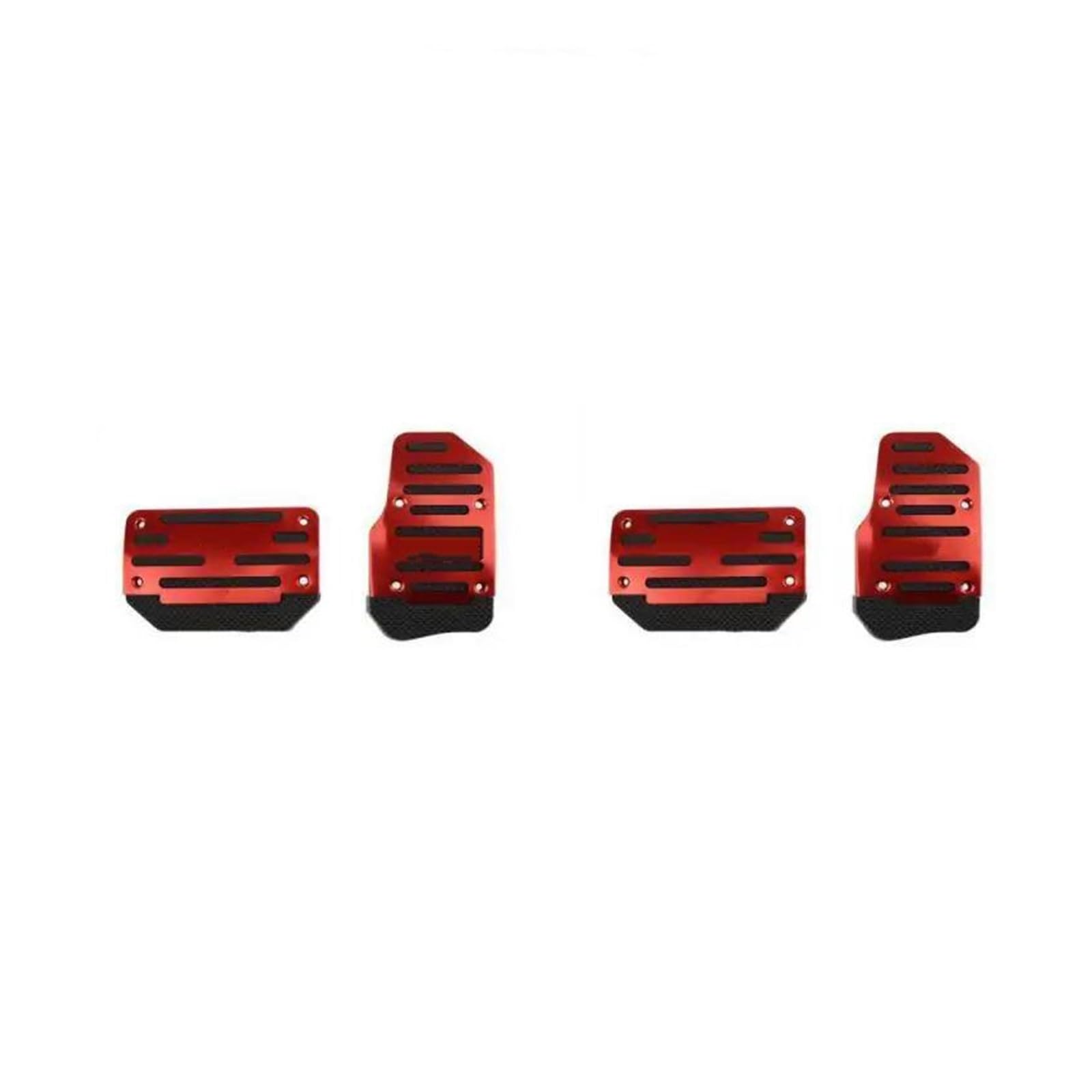 Bremse Fußpedal Bremspedalabdeckung 1/2/4PCS Universal Racing Manuelle Nicht-Slip Accelerator Auto Innen Fuß Pedal Pad Abdeckung Aluminium Automatische Getriebe Bremse(Style B 2pcs) von JHMHCOQ