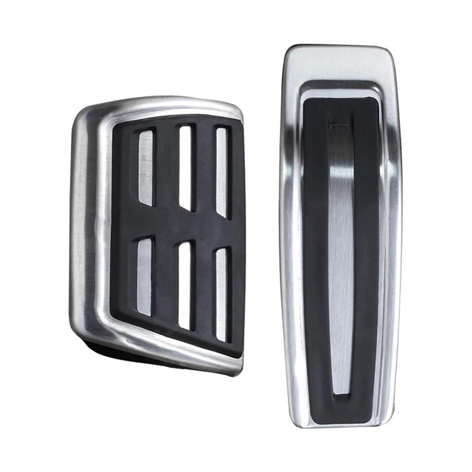 Bremse Fußpedal Bremspedalabdeckung 2 Stücke Aluminium Auto Gas Kraftstoff Bremspedal Rest Pedal Pads Abdeckung Für VW Für Touareg 2007 2008 2009 2010 2011 2012-2018 Linke Fahrerseite von JHMHCOQ