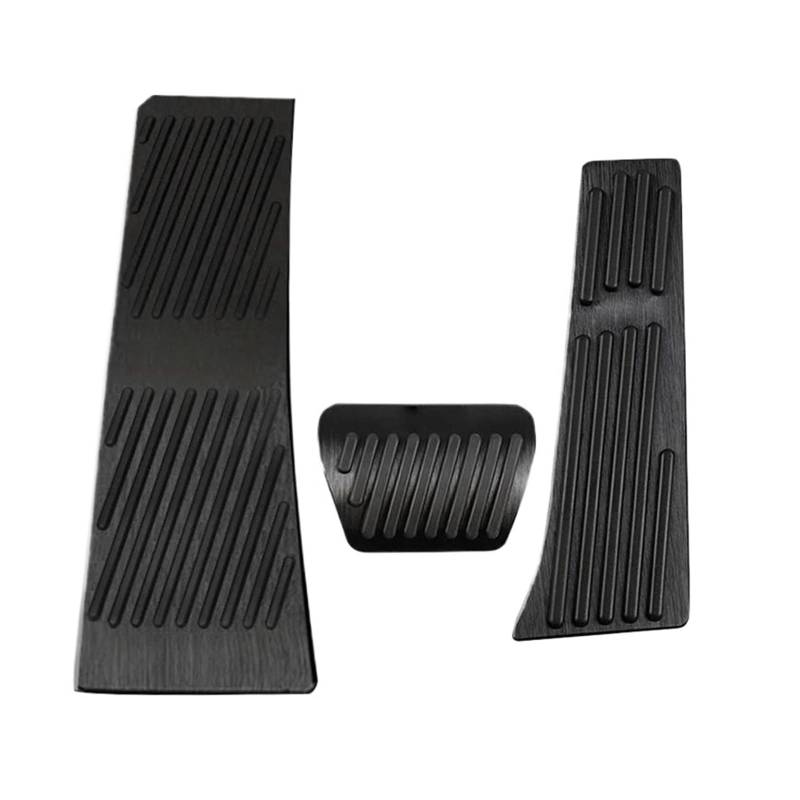 Bremse Fußpedal Bremspedalabdeckung Aluminium Auto Accelerator Bremse Rest Fuß Pedal Abdeckung Pad Zubehör Für X7 Für G07 2018 2019 2020 2021 2022(2021-2022 Black 3pc) von JHMHCOQ