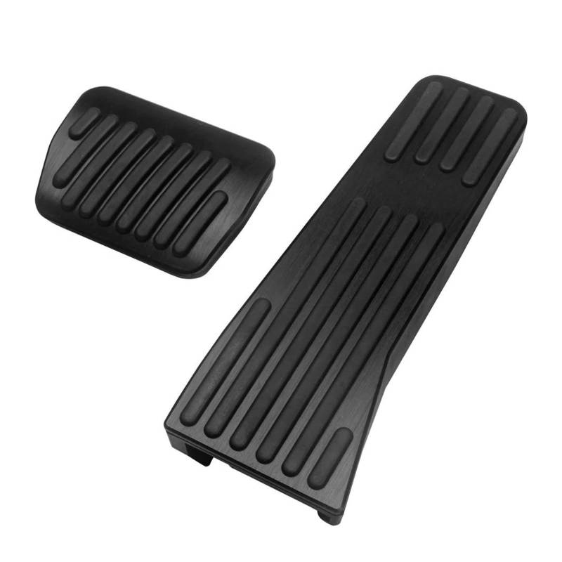 Bremse Fußpedal Bremspedalabdeckung Auto Fußstütze Pedal Accelerator Bremse Clucth Pedale Abdeckung Anti-Slip Pad Fall Für Mazda Für CX-30 Für CX30 Für CX50 Für CX-50 2019-2023(at 2PCS Black) von JHMHCOQ