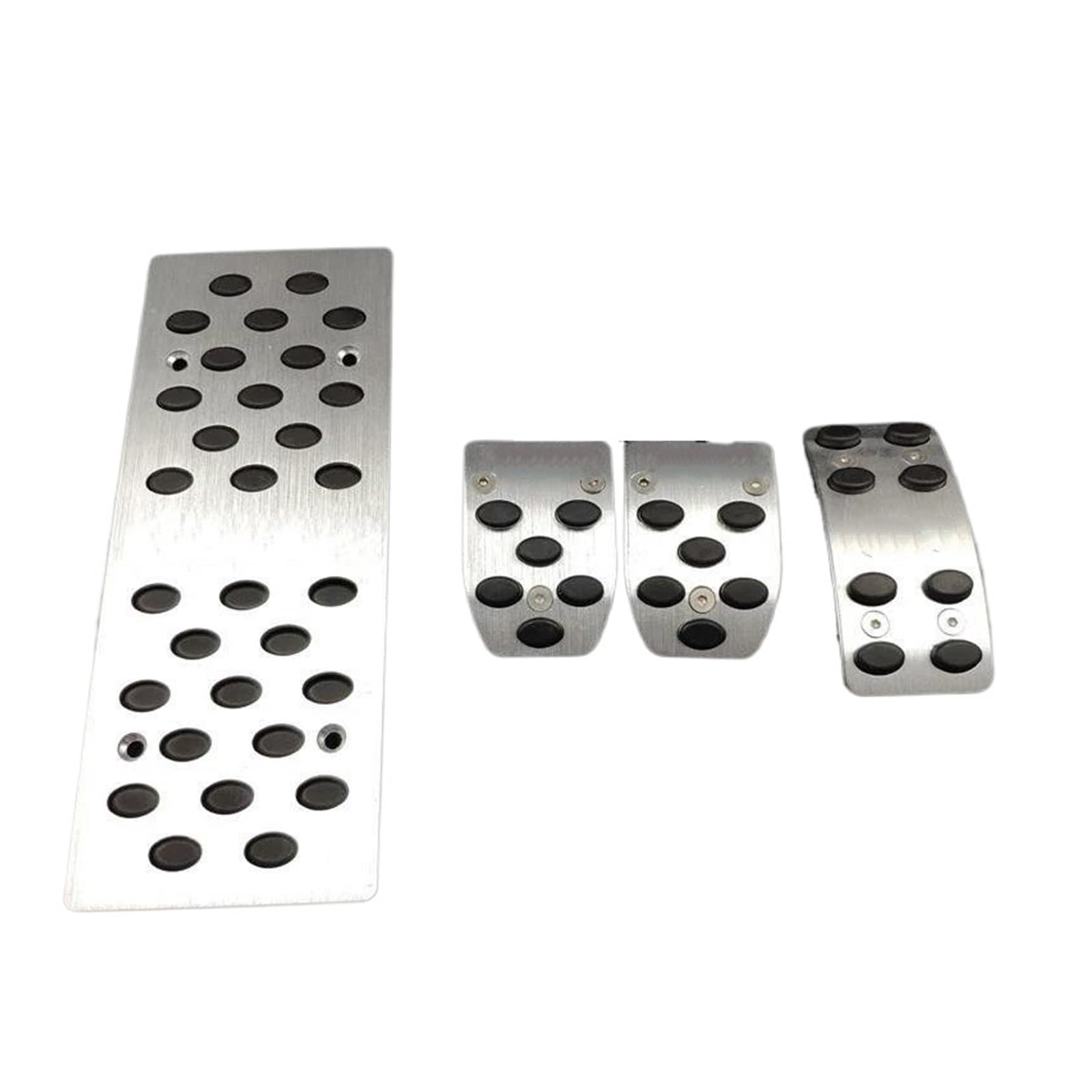 Bremse Fußpedal Bremspedalabdeckung Auto-modifiziertes Pedal-Set, Aluminium Gaspedal, Bremse Fußstütze, Pedalauflage, Abdeckung, Dekoratives Zubehör Für Mazda 3 2004 2005 2006 – 2012(Manual 4pcs) von JHMHCOQ