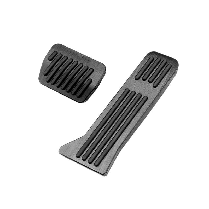 Bremse Fußpedal Bremspedalabdeckung Fußstütze Pedal Bremse Kupplung Pads Fall Für Mazda 2 3 6 Für Dome BM GJ GL Für CX-5 CX5 KE KF 2012-2023 Auto Accelerator(at 2pcs Black) von JHMHCOQ