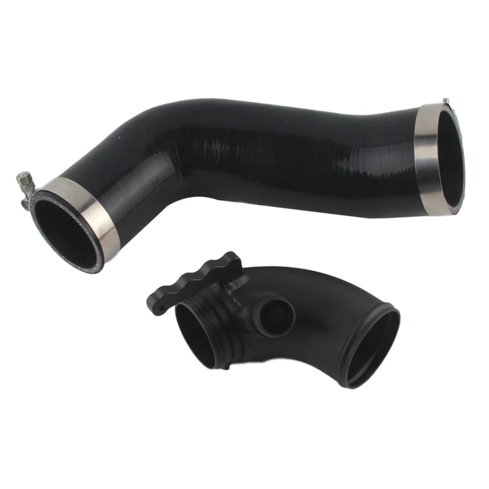 Ftansaugschlauch FÜR Sitz FÜR Leon MK3 FÜR Cupra 5F Auto Turbo Inlet Outlet Upgrade Rohre Ansaugrohre Turbo Schalldämpfer Löschen Lufteinl(Black Hose) von JHMHCOQ