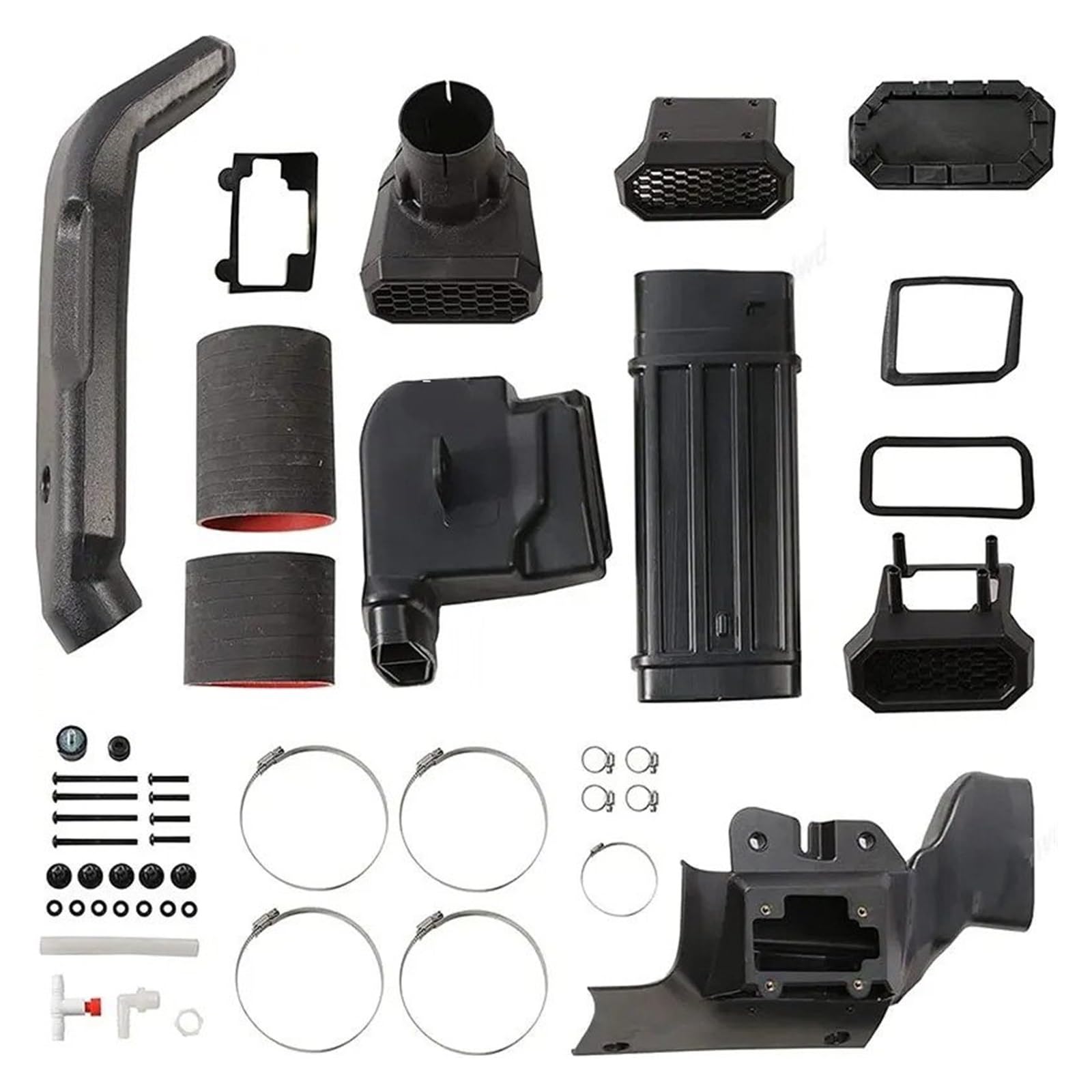 Ftansaugschlauch Für Jeep Für Wrangler JL 2018 2019 2020 2021 2022 2023 2024 Auto Außen Air Ram Intake System Schnorchel 4x4 Kit Off Road Waten Atem Schlauch Rohr Lufteinl von JHMHCOQ