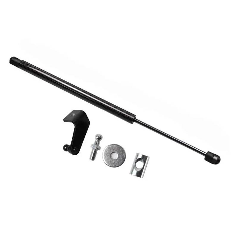 Gasfeder Dämpfer 1 Stück Dämpfer Für Ford Für Fiesta MK7 2012-2019 Vorderen Motorhaube Ändern Gas Strut Prop Rod Lift Unterstützung Stoßdämpfer Motorhauben Gasfeder(Black Carbon Fiber) von JHMHCOQ