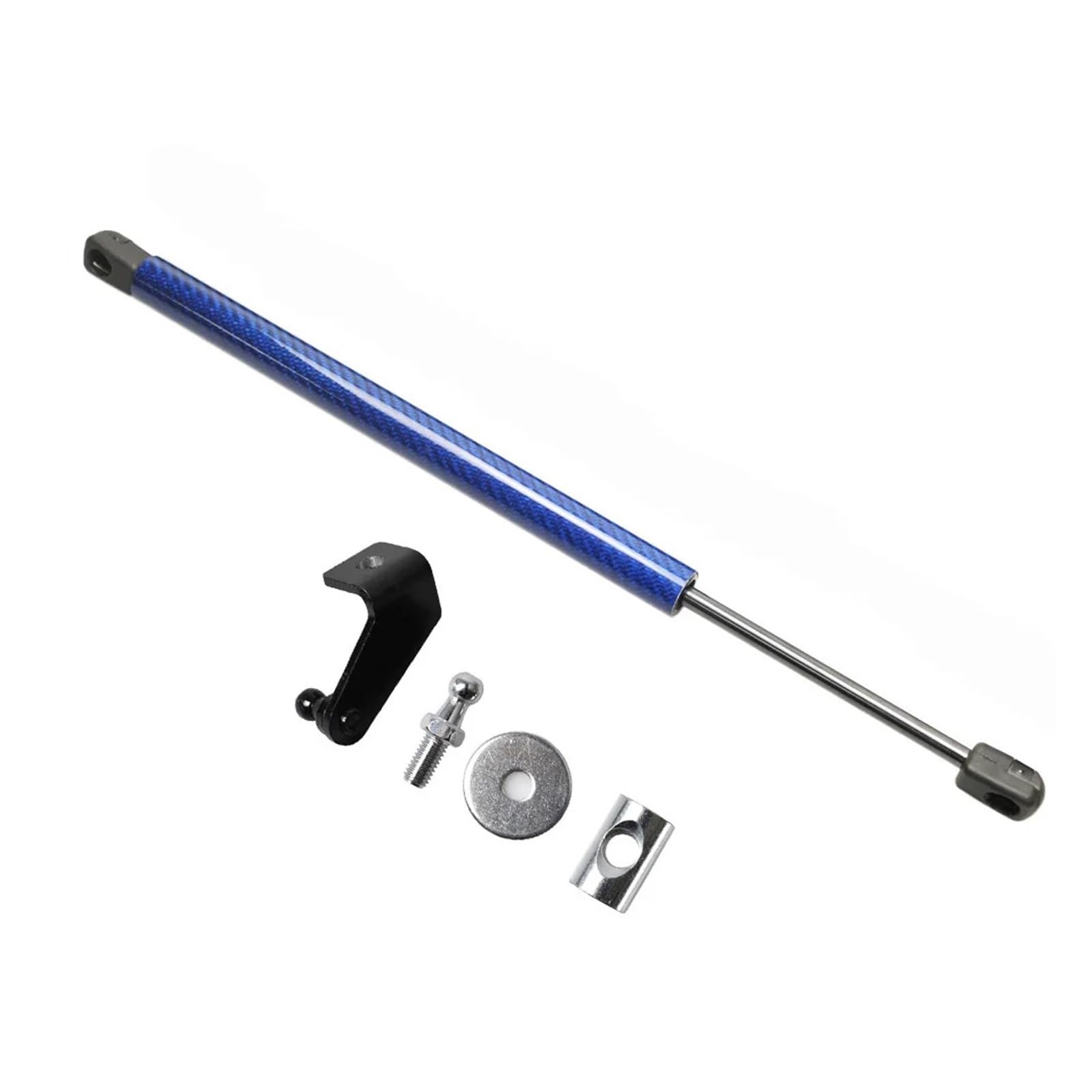 Gasfeder Dämpfer 1 Stück Dämpfer Für Ford Für Fiesta MK7 2012-2019 Vorderen Motorhaube Ändern Gas Strut Prop Rod Lift Unterstützung Stoßdämpfer Motorhauben Gasfeder(Blue Carbon Fiber) von JHMHCOQ