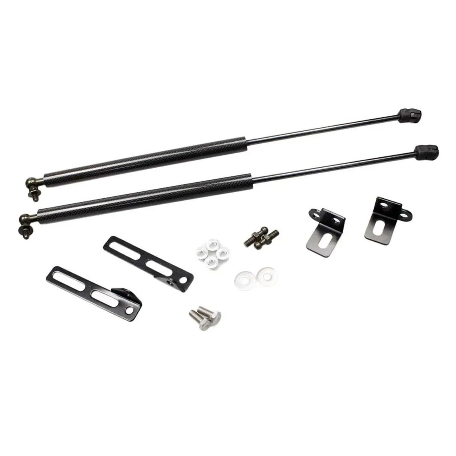 Gasfeder Dämpfer Für Toyota Für Highlander Für Kluger XU40 2007-2013 Auto Front Hood Bonnet Modify Gas Struts Lift Support Shock Damper Carbon Fiber Rods Motorhauben Gasfeder(Black Carbon Fiber) von JHMHCOQ