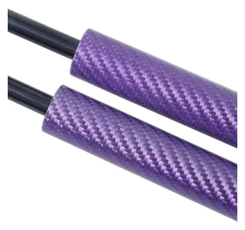 Gasfeder Dämpfer Für Toyota Für Yaris Für Vitz Für Vios XP130/XP150 Fließheck Front Haube Motorhaube Gas Streben Lift Unterstützt Stoßdämpfer Absorber Prop Motorhauben Gasfeder(Carbon Fiber Purple) von JHMHCOQ