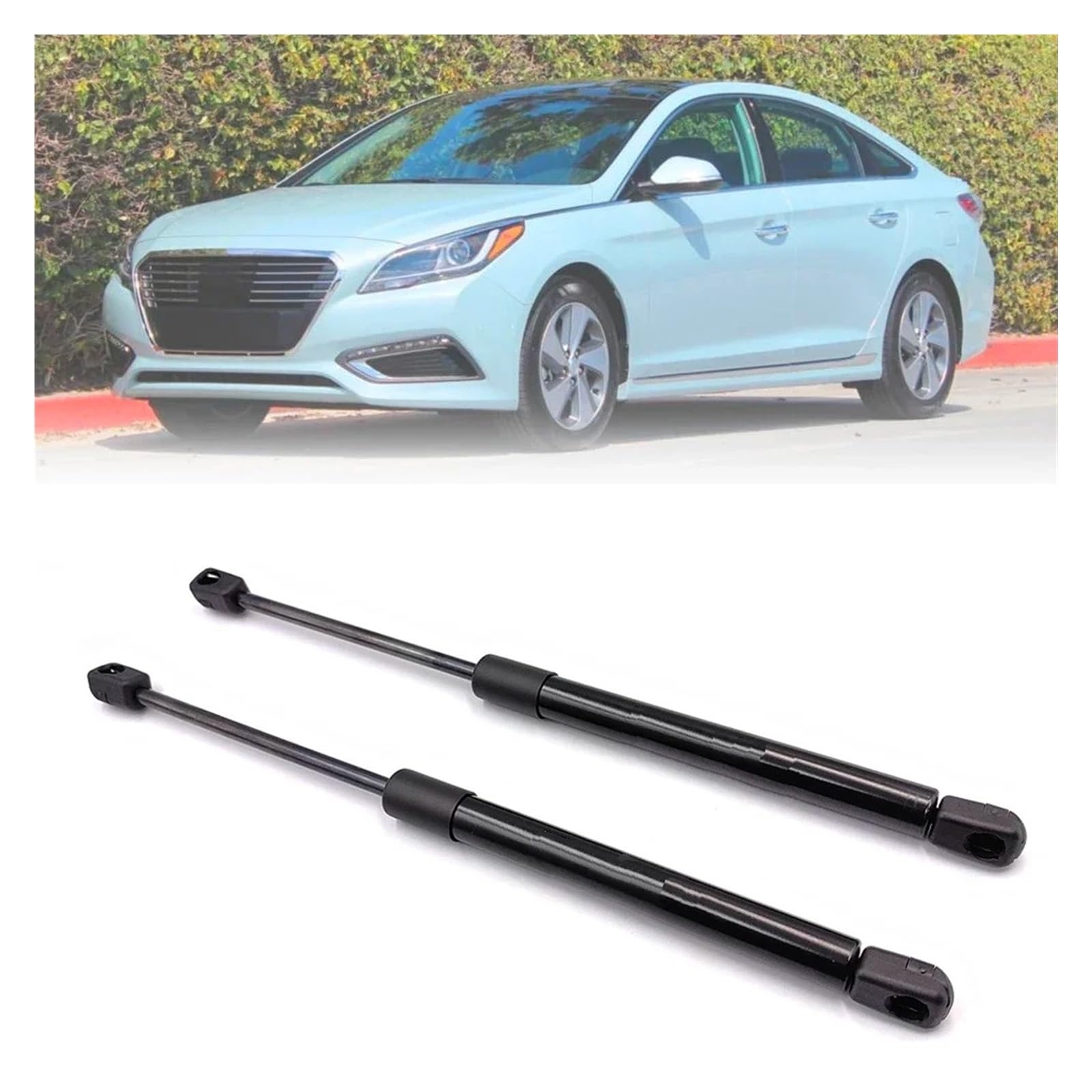 Gasfeder Dämpfer Motorhaube Für Hyundai Für Sonata 2015 2016 2017 81171C1000 2 Stücke Auto Front Motorhaube Gas Frühling Streben Haube Lift Unterstützung Schock Heber Halter Gasfeder Motorhaube von JHMHCOQ