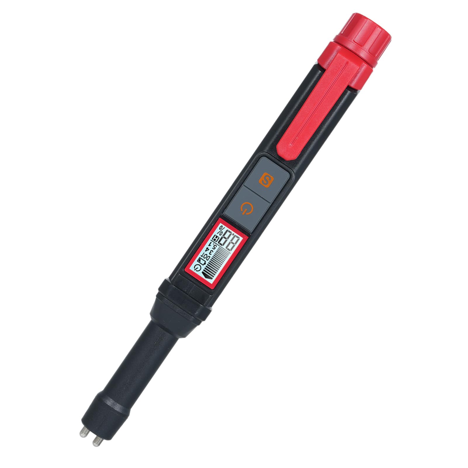 JHS-TECH Bremsflüssigkeitstester Stift, genaue Bremsflüssigkeit Tester Stift mit 3 Farben Backlight Alarm & Data Hold Function Automotive Testing Tool für DOT3/DOT4/DOT5.1 (HT663) von JHS-TECH