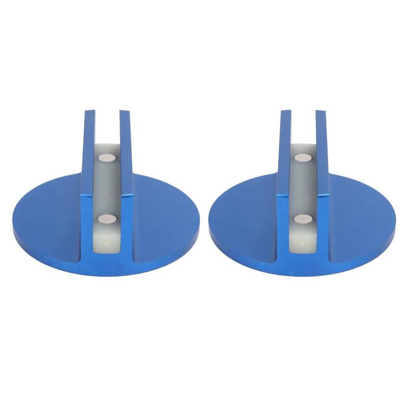 JHS-TECH Quetschschweiß-Wagenheber-Adapter, 2 Stück, Aluminium, gerillt, Starkes magnetisches Wagenheber-Pad, universeller Quetschschweiß-Rahmenschienen-Adapter für die meisten von JHS-TECH