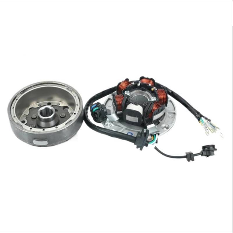 140cc Zündung Magneto Stator Schwungrad kompatibel mit 1P55FMJ Horizontal Kick Starter Motoren für Dirt Bikes von JHTRHZ