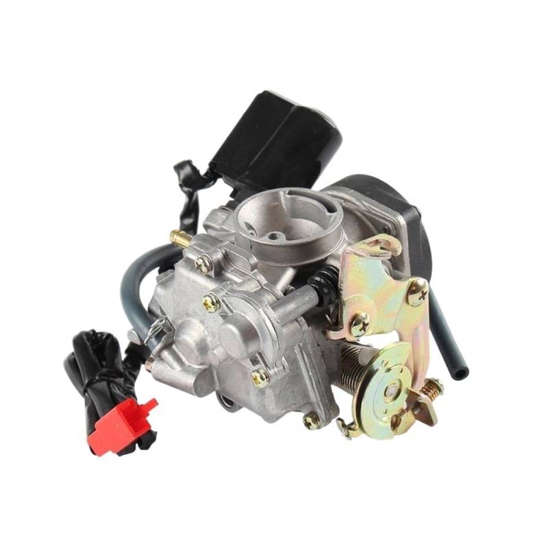 18mm Pd18j Vergaser kompatibel mit Gy6 50cc 139qmb 139qma 4 Takt Gy6 Moped Scooter Motor Kraftstoffsystem Ersatz von JHTRHZ