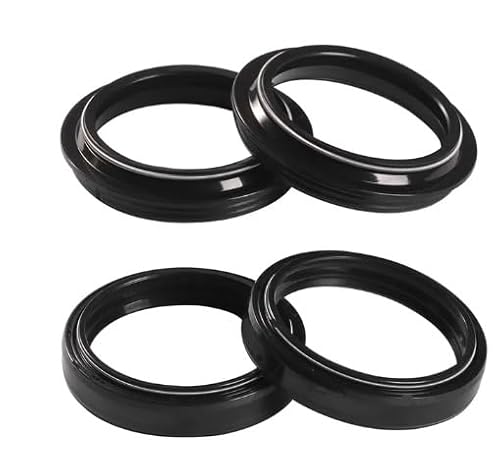 43X53X9,5 Gabelöldichtung und Staubschutzlippe, kompatibel mit 85 105 250 300 350 400 125 200 390 640(Oil Seal DUST Seal) von JHTRHZ