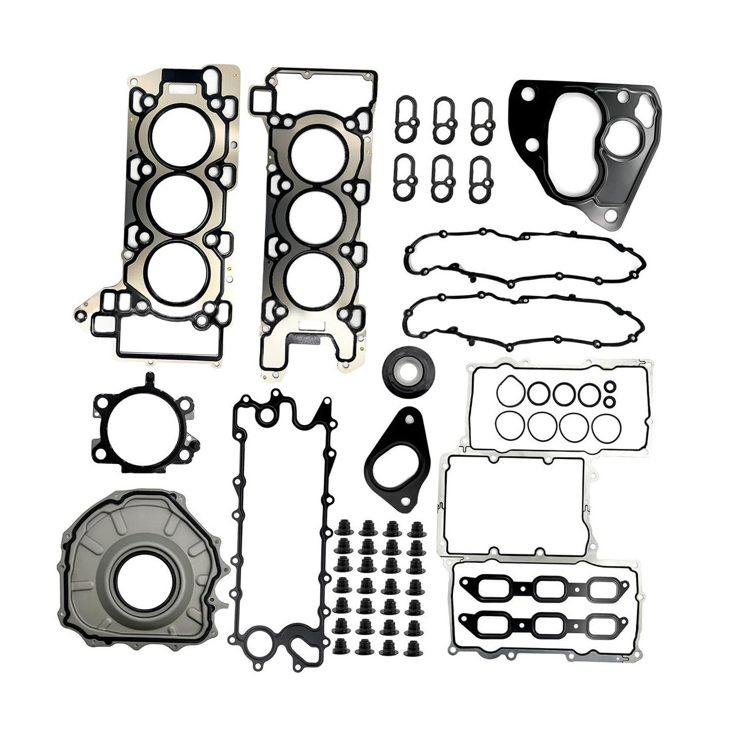 AJ126 Motordichtungssatz, kompatibler Ersatz Kompatibel mit XF XE XJ 3.0L V6 Gas-Kompressor-Motorteile von JHTRHZ