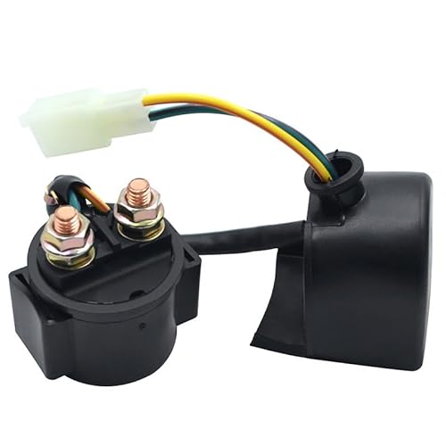 Anlasserrelais-Solenoid, kompatibel mit GD250N GD250R GV125 GV250 GV650 GT125 GT250 GT650 GT125R MS1 125 MS3 250 RT125 RT125D und ähnlichen Modellen von JHTRHZ