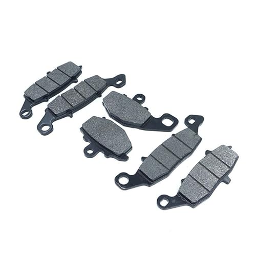 Bremsbeläge-Set, kompatibel mit K Z750 ZR750 2004–2006, Z750S 2005–2010, ZX1100 GPZ1100 1995–1998(Whole Set 3 Pairs) von JHTRHZ