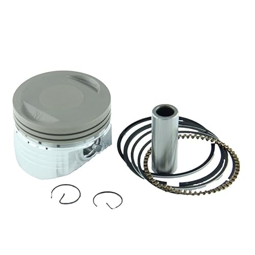 HH-107A 56,5 mm Kolben 15 mm Stiftring-Set, kompatibel mit 150 cc Dirt Bike horizontalen Motorteilen von JHTRHZ