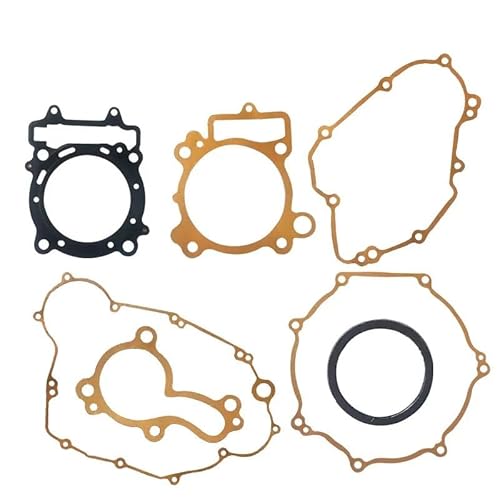 Kompatibles Motorrad-Motorkurbelgehäuse-Kupplungsdeckel-Zylinderdichtungssatz-Set Kompatibel mit K KX450F KX450 F KXF450 2006–2008 von JHTRHZ