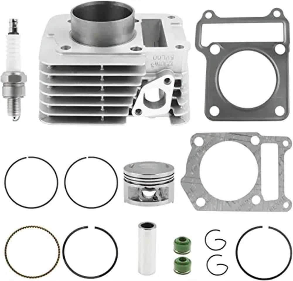 Kompatibles für 2000–2005 TTR125 TTR125E TTR 125 TT-R 125 LE Motorrad-Zylinder-Kolben-Dichtungs-Endring-Set von JHTRHZ