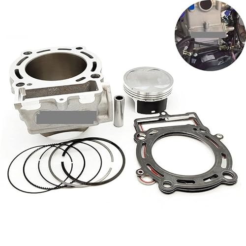 NC250-kompatibles Motorrad-Motorzylinderrohr-Kit, 84 mm Durchmesser Kolbenring-Upgrade auf 300 CC von JHTRHZ