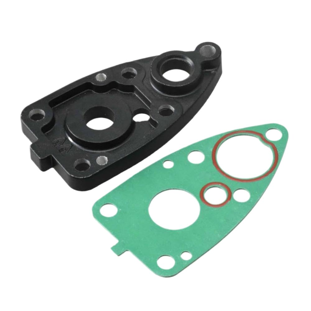 Wasserpumpe Aluminiumplatten -Kit mit Dichtung Kompatibel mit kompatible 2 Takt 4 PS 5 PS -Boots -Motorzubehör von JHTRHZ