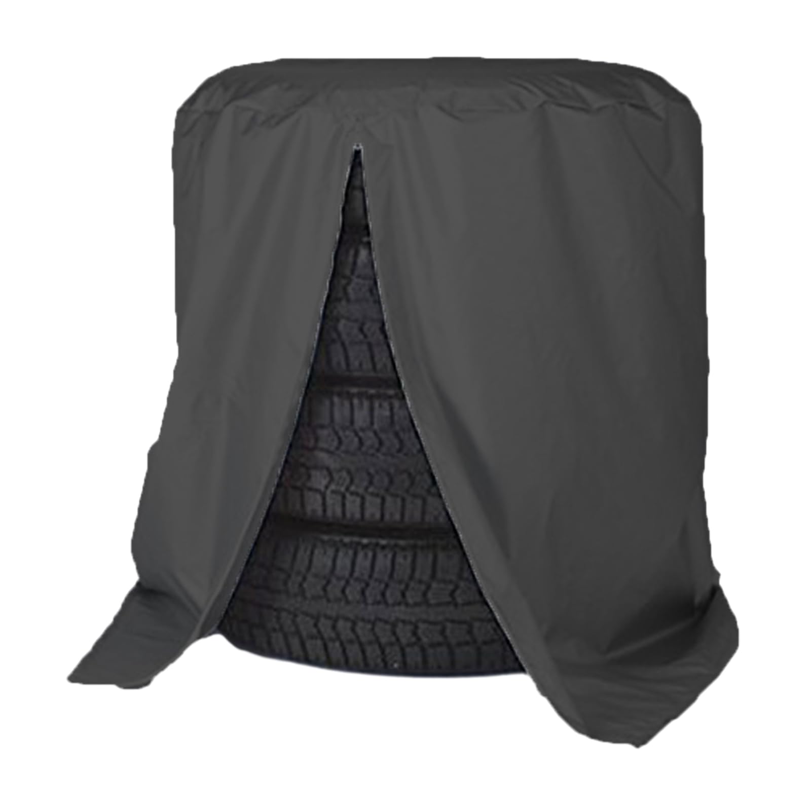 Auto Reifentaschen Universale Reifenabdeckung Große Radabdeckung Reifen Taschen wasserdichte Reifenschutzhülle für 4 Autoreifen Aufbewahren Ø75cm x H112cm Farbe Schwarz von JHXhhthongtong