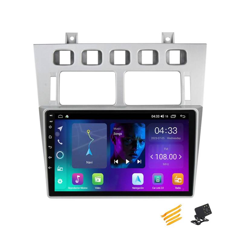 Android 13 Autoradio Bluetooth 2 DIN Kompatibel Mit Chery Fora Cowin 2006~2011 Autoradio Touchscreen 9 Zoll QLED-Display Mit Car Play Android Auto Navigation Radio FM RDS SWC,4 Core NF1 1G+32G von JHYUUKAU