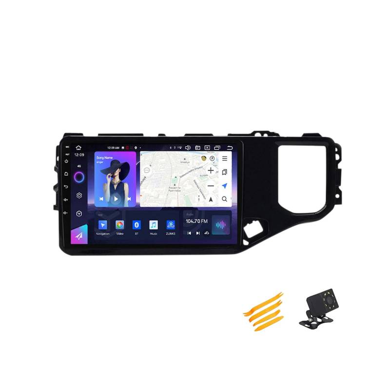 JHYUUKAU Android 13 Autoradio Bluetooth 2 DIN Kompatibel Mit Chery Tiggo 5X 2019 Autoradio Touchscreen 9 Zoll QLED-Display Mit Car Play Android Auto Navigation Radio FM RDS SWC,8 Core NF3 2G+32G von JHYUUKAU