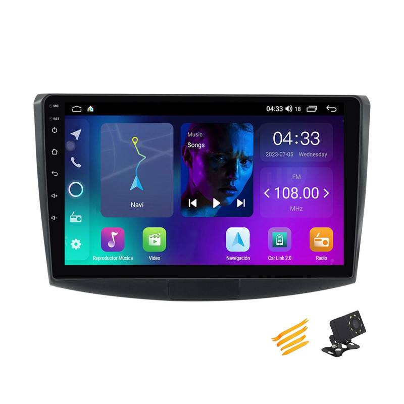 JHYUUKAU Android 13 Autoradio Bluetooth 2 DIN Kompatibel Mit VW Passat B7 2011~2015 Autoradio Touchscreen 9 Zoll QLED-Display Mit Car Play Android Auto Navigation Radio FM RDS SWC,B,4 Core NF1 1G+32G von JHYUUKAU