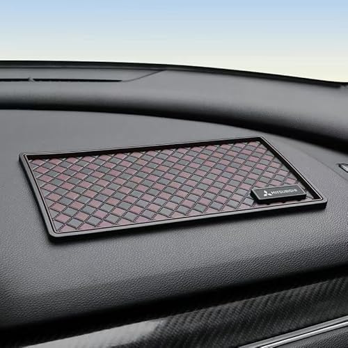 Antirutschmatte Auto Armaturenbrett für Mitsubishi Delica 2007-2018, Auto Armaturenbrett Pad PVC Armaturenbrett Anti Rutsch Matte für Handy Sonnenbrille Schlüssel Autozubehör,A von JIAAM