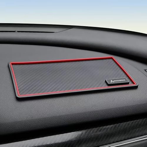 Antirutschmatte Auto Armaturenbrett für Mitsubishi Delica 2007-2018, Auto Armaturenbrett Pad PVC Armaturenbrett Anti Rutsch Matte für Handy Sonnenbrille Schlüssel Autozubehör,E von JIAAM