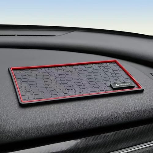 Antirutschmatte Auto Armaturenbrett für Mitsubishi L200 Club Cab 2015-2018, Auto Armaturenbrett Pad PVC Armaturenbrett Anti Rutsch Matte für Handy Sonnenbrille Schlüssel Autozubehör,D von JIAAM