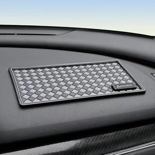 Antirutschmatte Auto Armaturenbrett für Mitsubishi L200 Double Cab 2010-2015, Auto Armaturenbrett Pad PVC Armaturenbrett Anti Rutsch Matte für Handy Sonnenbrille Schlüssel Autozubehör,B von JIAAM