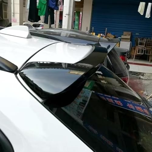 Auto Flügel für BMW X1,Flügel Lippe Schwanz Spoiler Auto Spoiler Wing Dachspoiler Heckflügel Kunststoff Windwiderstand Auto Dekoration Zubehör,Black von JIAAM