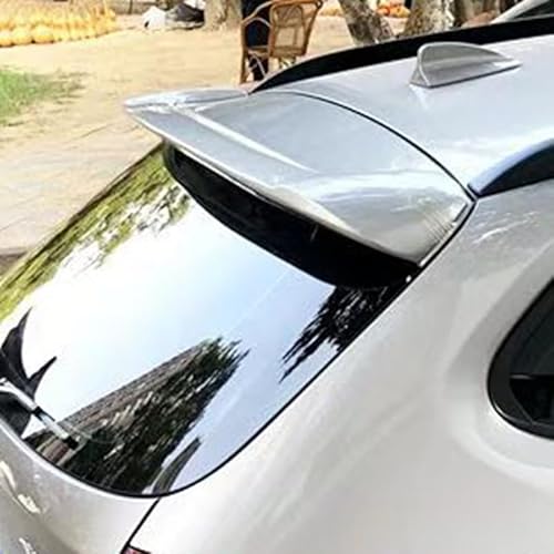 Auto Flügel für BMW X1,Flügel Lippe Schwanz Spoiler Auto Spoiler Wing Dachspoiler Heckflügel Kunststoff Windwiderstand Auto Dekoration Zubehör,White von JIAAM