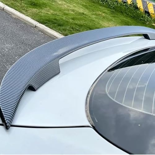 Auto Flügel für BMW X4,Flügel Lippe Schwanz Spoiler Auto Spoiler Wing Dachspoiler Heckflügel Kunststoff Windwiderstand Auto Dekoration Zubehör,Carbon Fibre Pattern von JIAAM