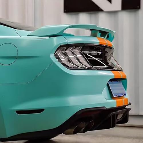 Auto Flügel für Ford Mustang,Flügel Lippe Schwanz Spoiler Auto Spoiler Wing Dachspoiler Heckflügel Kunststoff Windwiderstand Auto Dekoration Zubehör,Blue von JIAAM