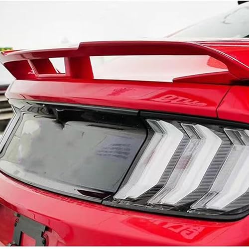 Auto Flügel für Ford Mustang,Flügel Lippe Schwanz Spoiler Auto Spoiler Wing Dachspoiler Heckflügel Kunststoff Windwiderstand Auto Dekoration Zubehör,Red von JIAAM