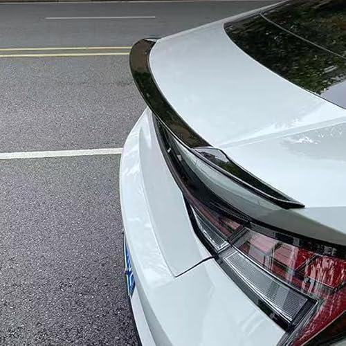 Auto Flügel für Hyundai Elantra,Flügel Lippe Schwanz Spoiler Auto Spoiler Wing Dachspoiler Heckflügel Kunststoff Windwiderstand Auto Dekoration Zubehör,Black von JIAAM