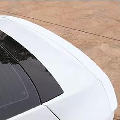 Auto Flügel für Hyundai Elantra,Flügel Lippe Schwanz Spoiler Auto Spoiler Wing Dachspoiler Heckflügel Kunststoff Windwiderstand Auto Dekoration Zubehör,White von JIAAM