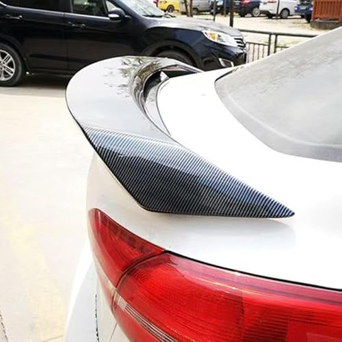 Auto Flügel für Kia Forte,Flügel Lippe Schwanz Spoiler Auto Spoiler Wing Dachspoiler Heckflügel Kunststoff Windwiderstand Auto Dekoration Zubehör,Carbon Fibre Pattern von JIAAM