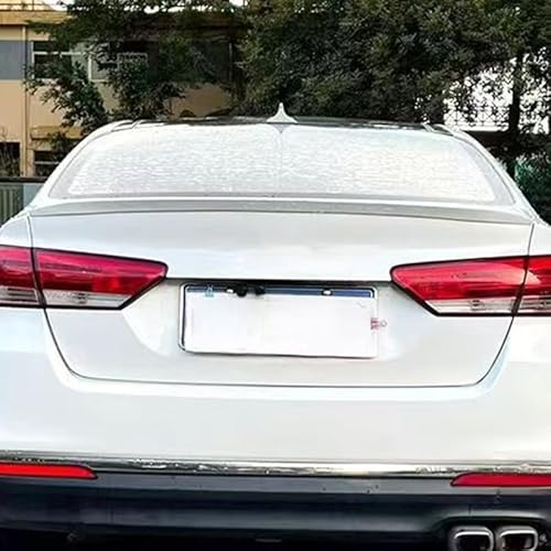 Auto Flügel für Kia K4,Flügel Lippe Schwanz Spoiler Auto Spoiler Wing Dachspoiler Heckflügel Kunststoff Windwiderstand Auto Dekoration Zubehör,White von JIAAM