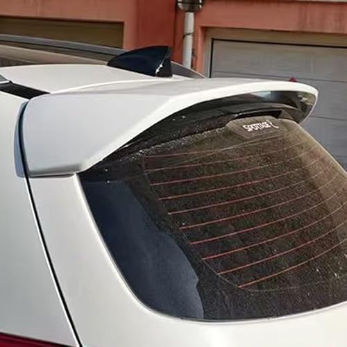 Auto Flügel für Kia sportage,Flügel Lippe Schwanz Spoiler Auto Spoiler Wing Dachspoiler Heckflügel Kunststoff Windwiderstand Auto Dekoration Zubehör,White von JIAAM