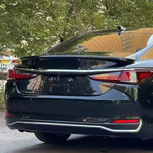 Auto Flügel für Lexus ES,Flügel Lippe Schwanz Spoiler Auto Spoiler Wing Dachspoiler Heckflügel Kunststoff Windwiderstand Auto Dekoration Zubehör,Black von JIAAM