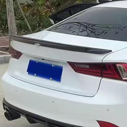 Auto Flügel für Lexus is,Flügel Lippe Schwanz Spoiler Auto Spoiler Wing Dachspoiler Heckflügel Kunststoff Windwiderstand Auto Dekoration Zubehör,Black von JIAAM